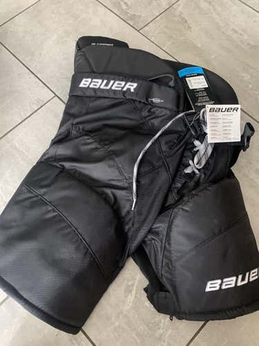 Black Junior Large Bauer  NEXUS 9000 Hockey Pants