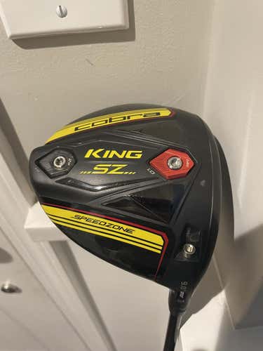 Used Men's Cobra Right Handed King SpeedZone Driver Stiff Flex 9 Loft