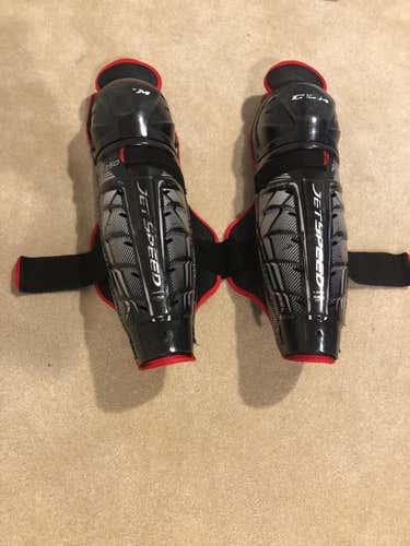 CCM JetSpeed FT350 Shin Pads (Senior 17") - Great Condition