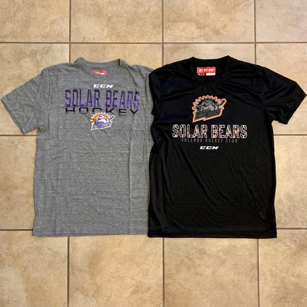 Pair of Orlando Solar Bears CCM Shirts Sz M
