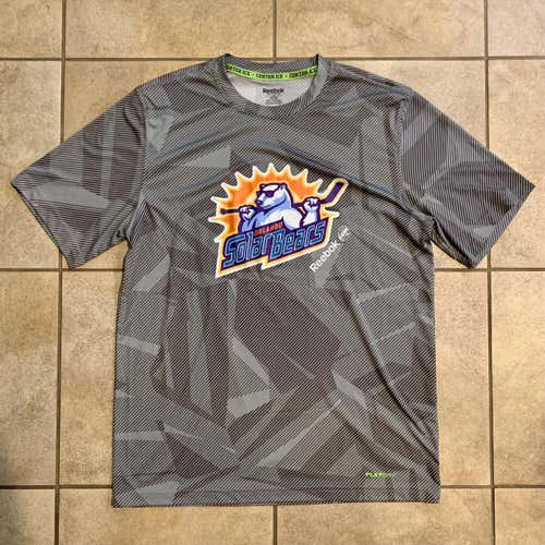 Orlando Solar Bears Reebok Playdry Shirt Sz L