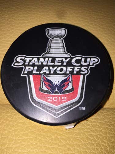 WASHINGTON CAPITOLS  STANLEY CUP PLAYOFFS 2019 PUCK