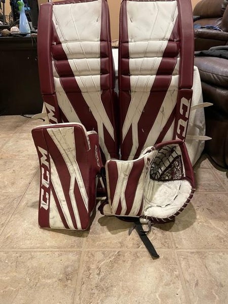 Slightly Used Senior 34+1" CCM Regular Extreme Flex III Goalie Full Set Pro Stock