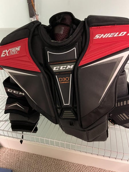 Used Large CCM Extreme Flex Shield Pro Goalie Chest Protector