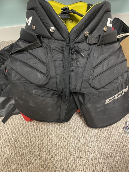 Black Used Small CCM R 1.9 Goalie Pants