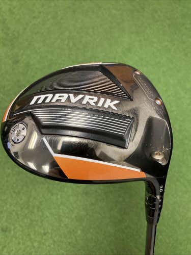 Callaway Mavrik 9.0 Driver Even Flow Riptide 6.0 Stiff 60G Golf Pride