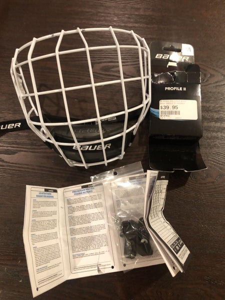 Senior Medium Bauer Full Cage Profile II Facemask