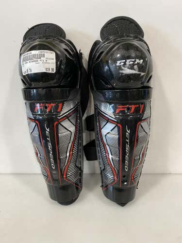 Used Ccm Jetspeed Ft1 9" Ice Hockey Shin Guards
