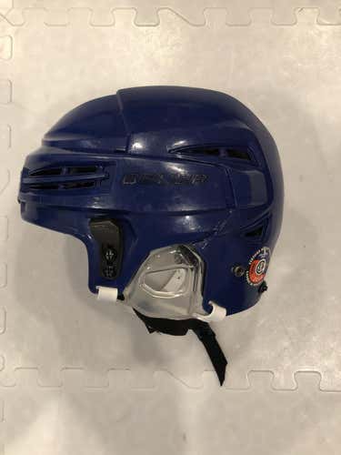 Blue Used Medium Bauer Re-Akt 100 Helmet