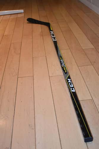 New CCM Left Hand Super Tacks 2.0 Hockey Stick Pro Stock