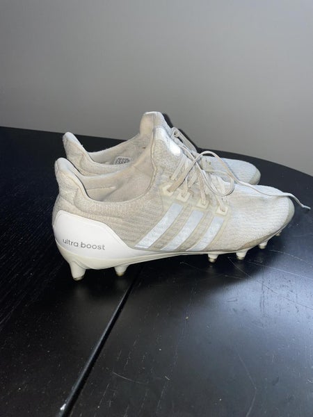 Adidas Ultraboost Triple White Cleats