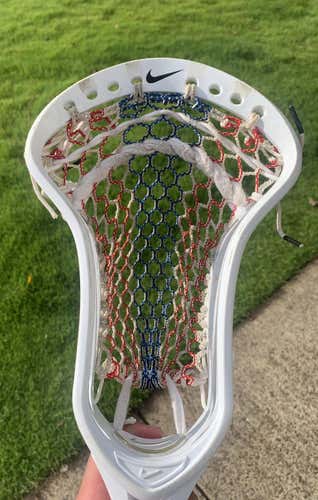 White Attack & Midfield Strung CEO 1 lacrosse head
