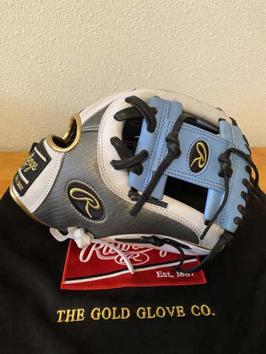 Blue New Adult Rawlings Right Hand Throw Infield Heart of the Hide Baseball Glove 11.5"
