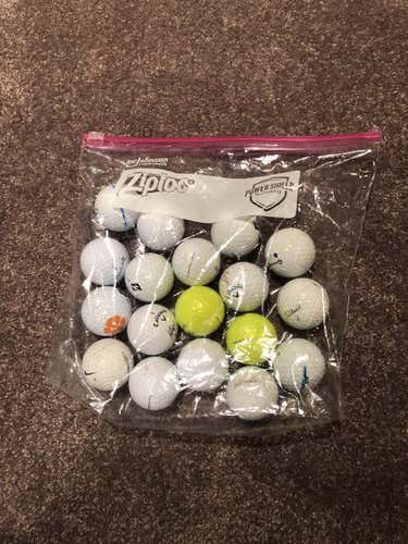 Used Variety 18 Pack Of Golf Balls