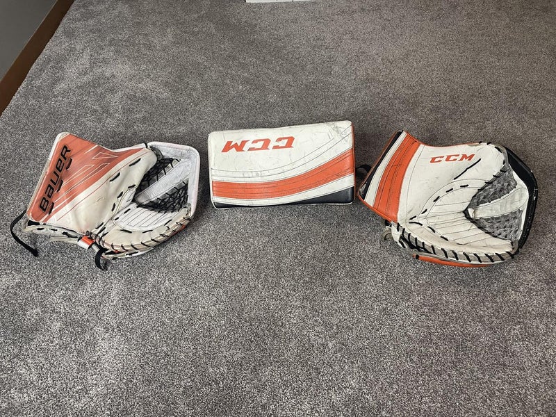 Bauer Supreme 1S Glove CCM Extreme Flex Pro Glove And Blocker