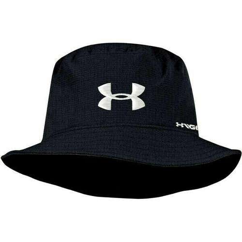 Under Armour UA Golf Airvent Bucket Hat Black/White UH616M Large L/XL #80400