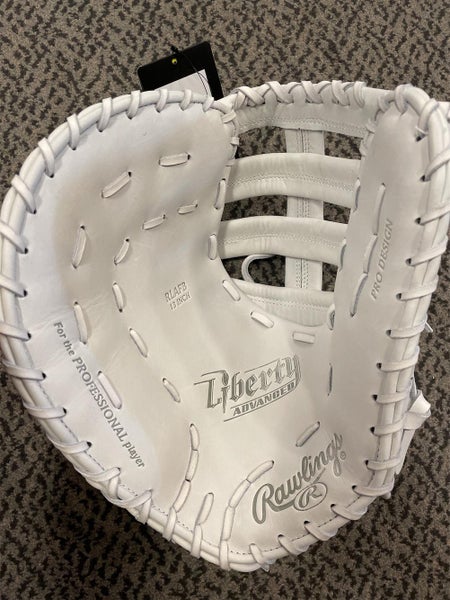 White New Rawlings First Base Liberty Advanced 13" Softball Glove