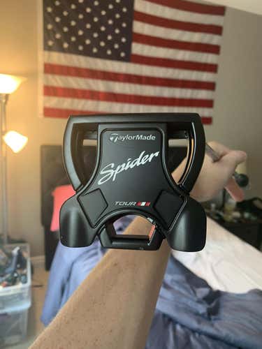 Men's Mallet 35" Spider Tour Black Putter