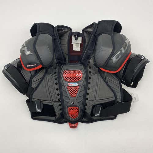 Used CCM U PLUS Crazy Lite Shoulder Pads | Senior Large | LA KINGS | K392