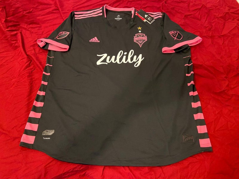 MLS 2019 Seattle Sounders Adidas Soccer Jersey 3XL Black * NWT