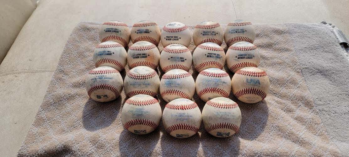 Used Rawlings Baseballs 18 Pack