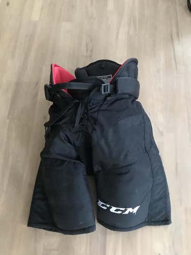 Slightly Used CCM HP45 Senior Medium Hockey Pants Pro Stock NHL Colorado Avalanche
