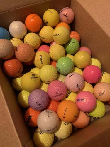 58 Colored/ Transparent Golf Balls
