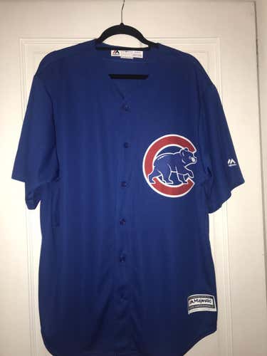 Cubs New XL Majestic Blue Jersey