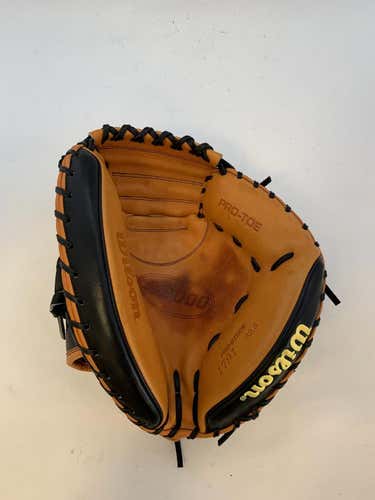 Used Wilson A2000 32 1 2" Baseball & Softball Catchers Gloves