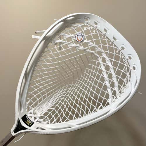 Used Warrior Nemesis 3 Goalie Head w NEW Mesh