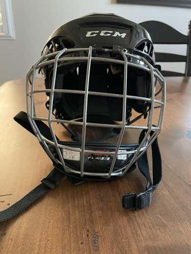 Black Used Youth CCM FL40 Helmet