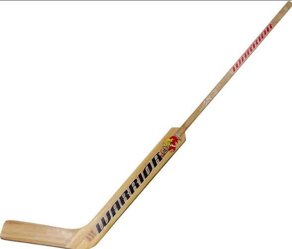New Warrior Woodrow 21" junior Goalie Stick right hand RH Emery wood