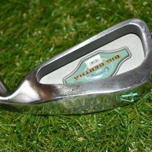 Callaway	Big Bertha	4 Iron	Right Handed	37.5"	Graphite	Ladies	New Grip