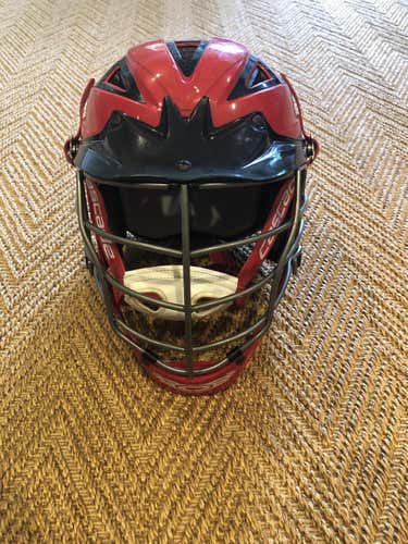 Red Used Player's Cascade CPV-R Helmet