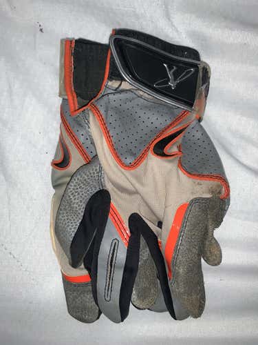 Nike Adam Jones10 Large Gray,Black&Orange BG’s