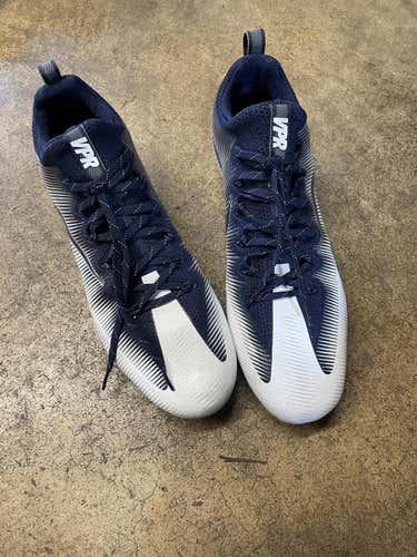 Blue/White Men's Size 14 Low Cut Vapor Nike Lacrosse Cleats