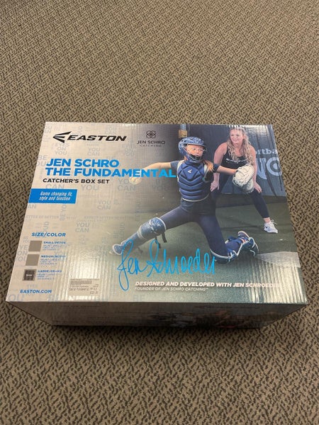 Black New Adult Easton Jen Schro fundamental Catcher's Combo