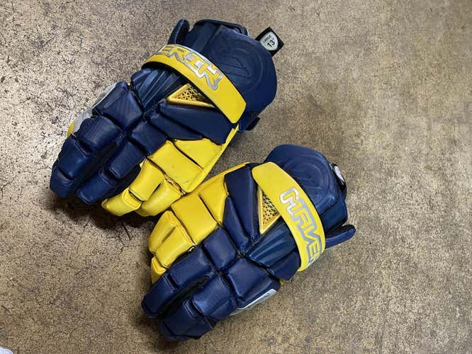 Blue New Player's Maverik 13" Max Lacrosse Gloves