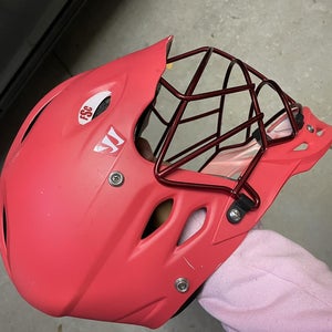 Red Adult Player's Warrior Helmet
