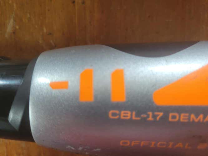 Used Kid Pitch (9YO-13YO) USSSA Certified 2017 DeMarini Composite CF Zen Bat (-11) 18 oz 29"