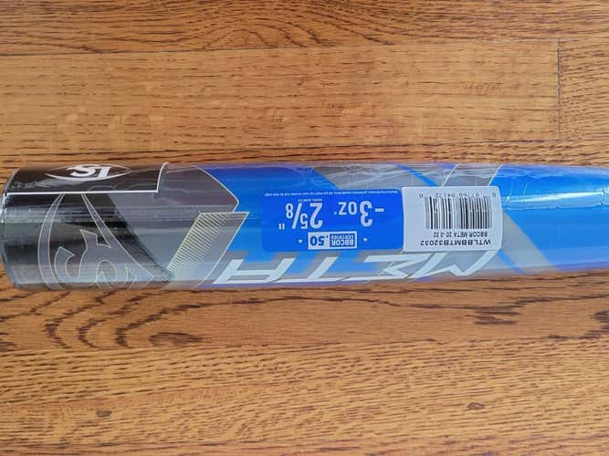 High School/College  Louisville Slugger (-3) 29 oz 32" Meta Bat