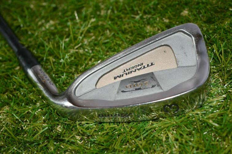 Mizuno	Zoid Titanium Insert	3 Iron	Right Handed 	39.25"	Graphite 	Stiff 	New Gri