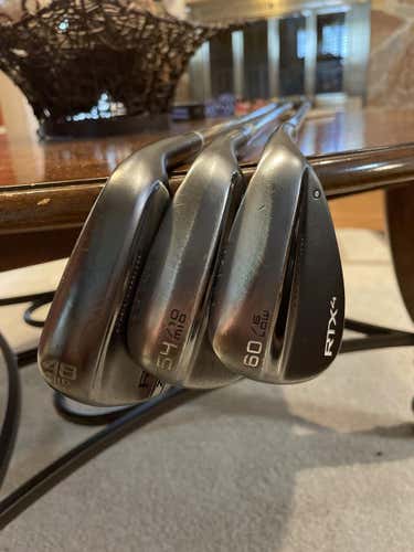 Men's Cleveland Right Handed Stiff Flex SteelShaft Wedge Set Willing To Sell Individually