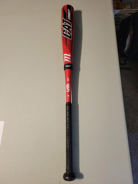 Used Kid Pitch (9YO-13YO) Marucci Hybrid Cat USA Bat (-11) 19 oz 30"