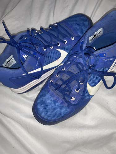 Used Blue Nike AirCoop Baseball Cleats Size 9.5