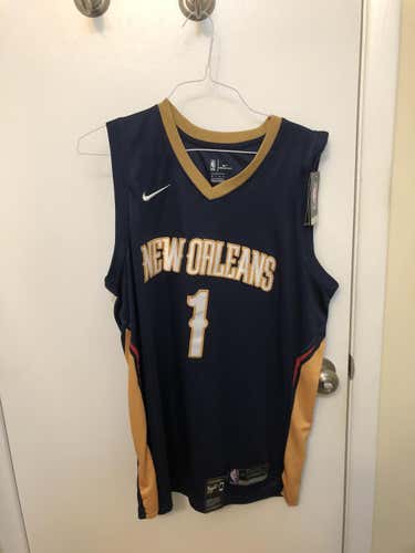 Brand New Authentic Zion Williamson Large Nike Jersey