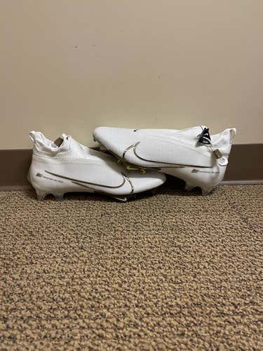 Nike Vapor Edge 360 Elite Flyknit White/Gold Men’s Size 11 AQ8276-111.