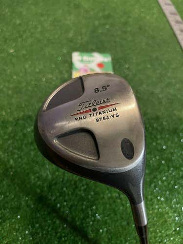 Titleist Titanium 975JVS 8.5* Driver Stiff Graphite Shaft 45”