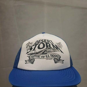 Vintage Operation Desert Storm Mesh Trucker Snapback Hat