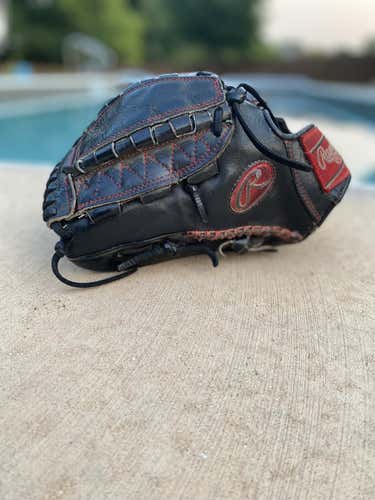 Black High School/College Pitcher's 12" Pro Preferred Baseball Glove